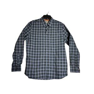 5.11 Tactical L/S Blue Plaid Snap Button Down Shirt Mens Medium